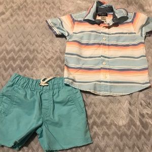 Boys short outfit